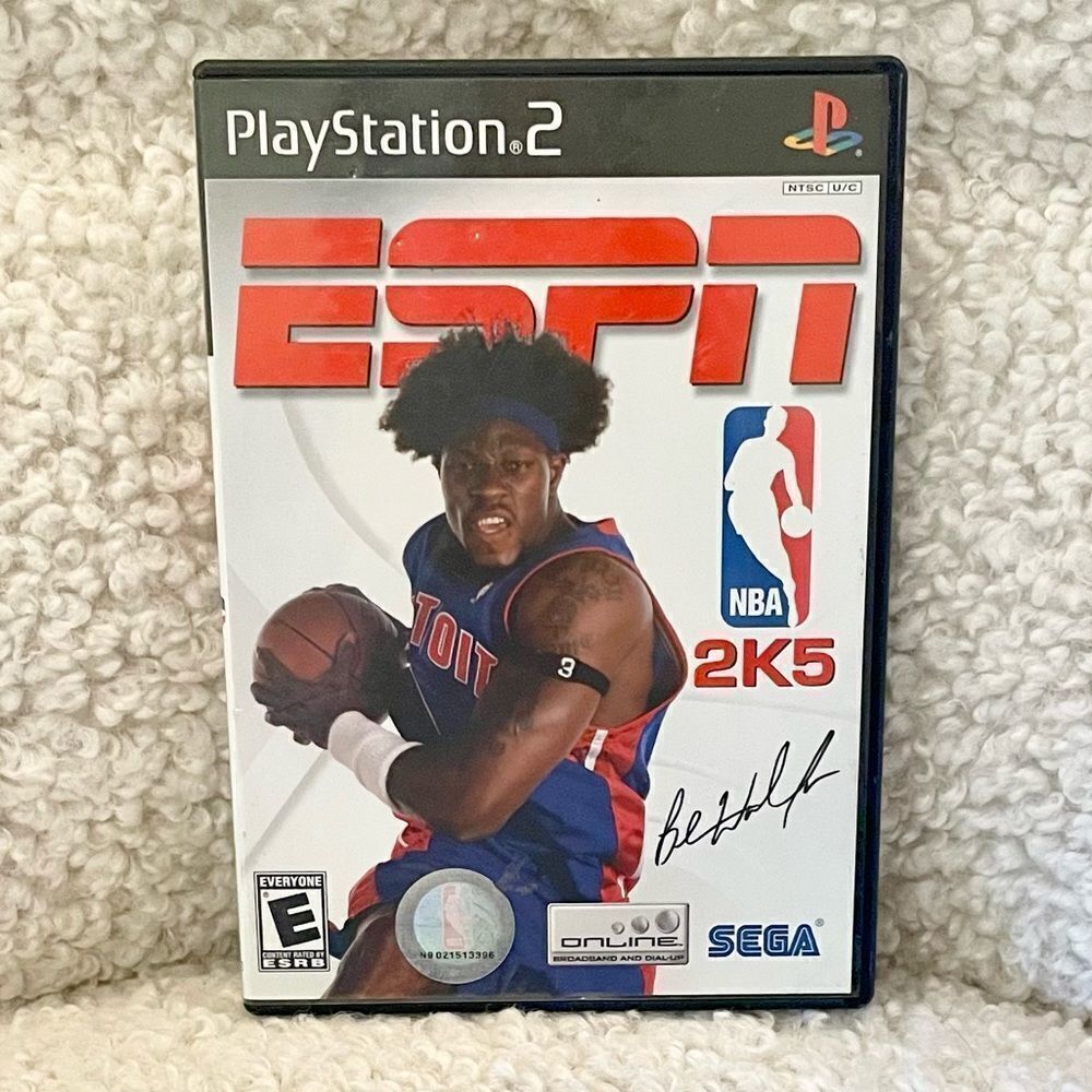 PS2 Sega Sports ESPN NBA 2K5 PlayStation 2 Video Game
